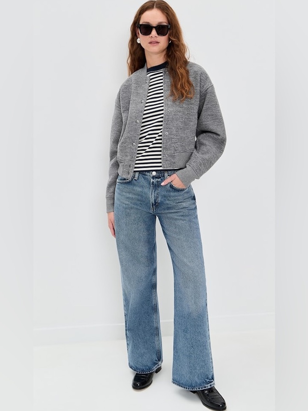 Madewell Double Faced Knit Bomber Jacket - NWOT
